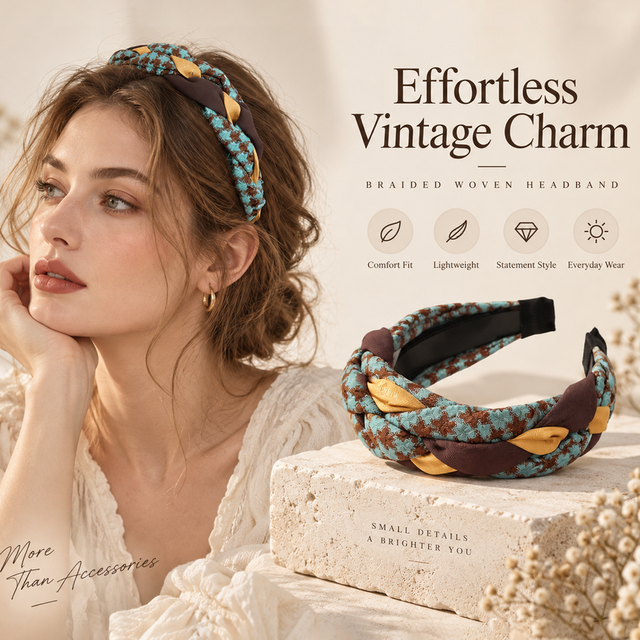 Selvorena™ Aurelia Braided Woven Headband