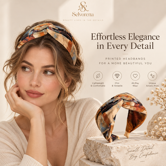 Selvorena™ Aurelia Printed Twist Headband