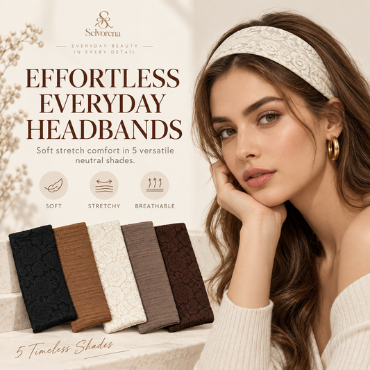Selvorena™ Liora Everyday Headband Set