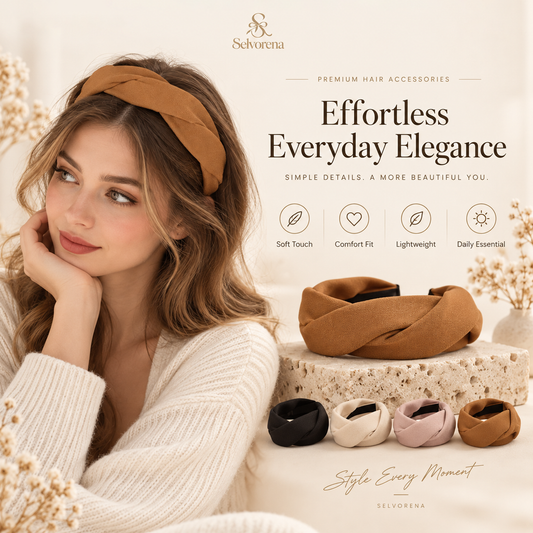 Selvorena™ Elara Twisted Knot Headband