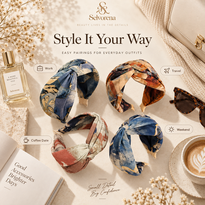 Selvorena™ Aurelia Printed Twist Headband