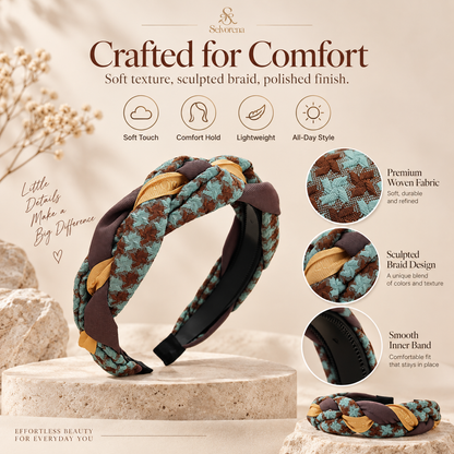 Selvorena™ Aurelia Braided Woven Headband