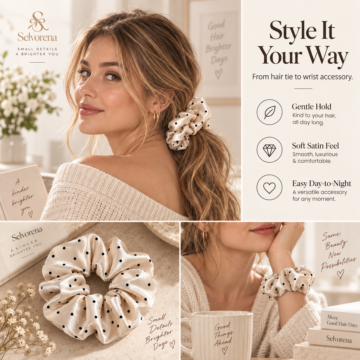 Selvorena™ FloraMuse Scrunchie