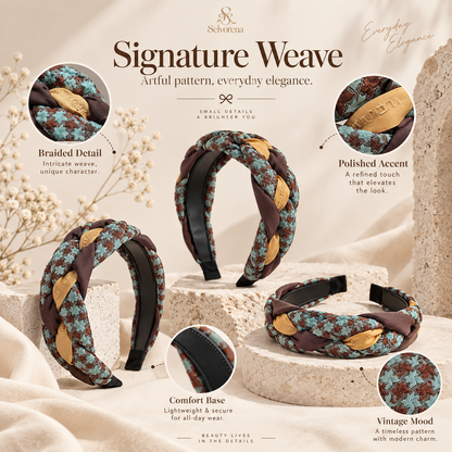 Selvorena™ Aurelia Braided Woven Headband